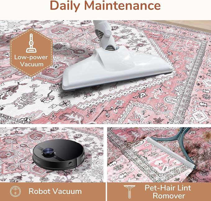 OPPODREAM Soft Area Rugs 9x12 Living Room, Washable Rugs 9x12 - Image 5