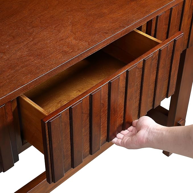52" Wood Console Table for Entryway, Modern Sofa Table - Image 6