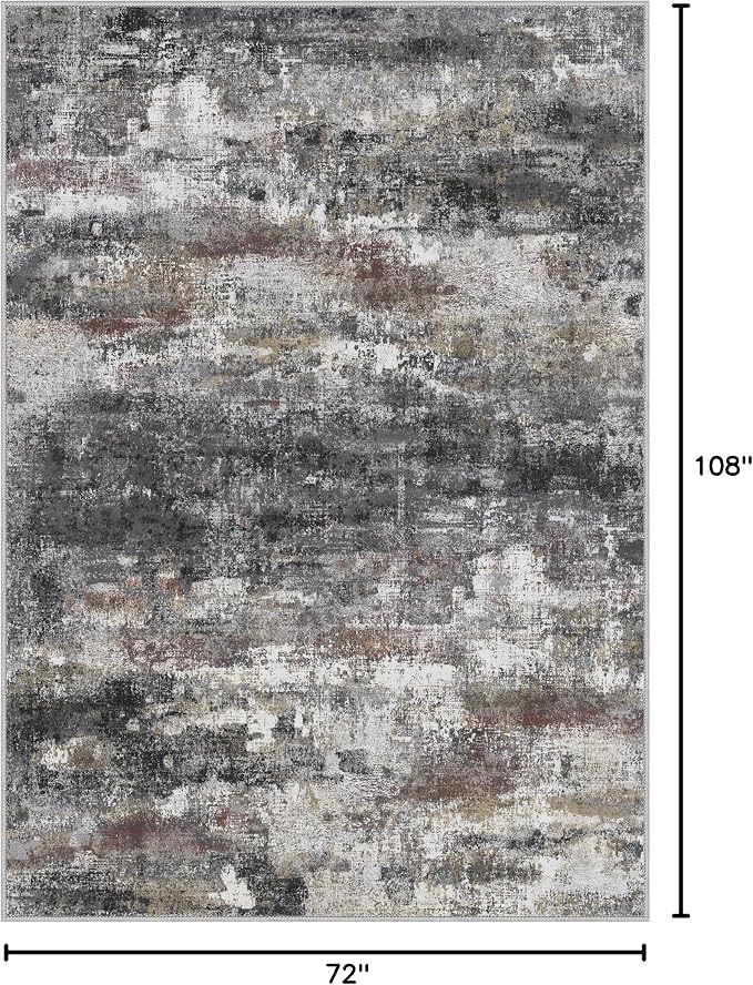 BEIMO Area Rugs 6x9 for Living Room Bedroom, Modern Abstract Machine Washable - Image 2