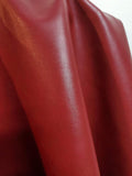 Burgundy Soft Faux Leather Fabric PU Leather Fabric Sheet Synthetic Pleather by NATLeathers