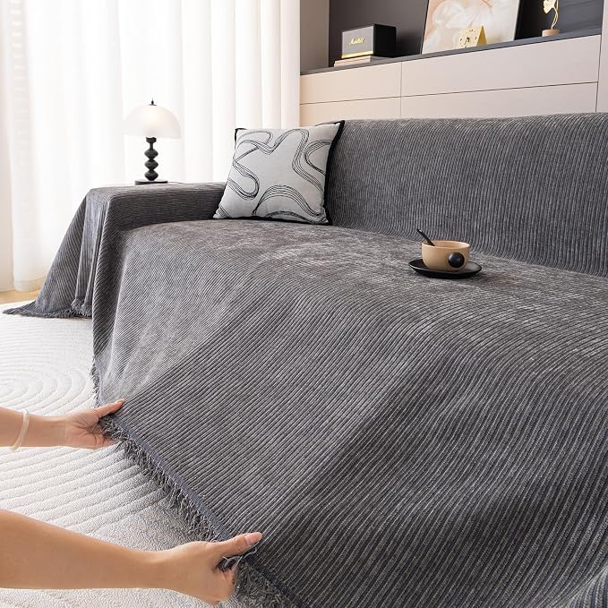 DREAMINGO Modern Minimalist Sofa Covers Washable Pet Furniture Protector Couch - Image 3