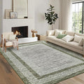 GarveeHome 10x13 Large Washable Geometric Area Rug Non Slip Non Shedding Floor by GarveeHome