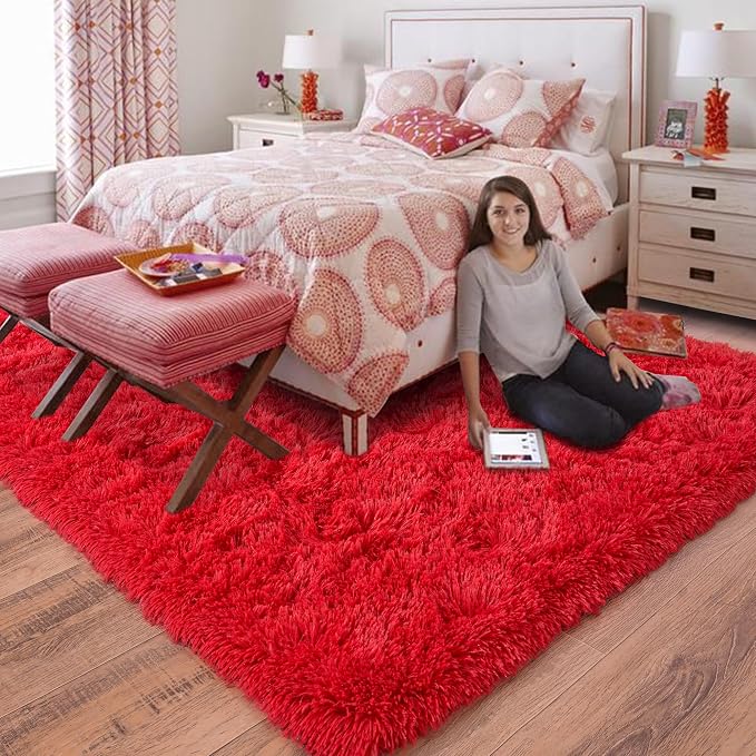 Rugs for Living Room 5x7, Soft Shaggy Modern Shag Area Rug for Bedroom - Image 6
