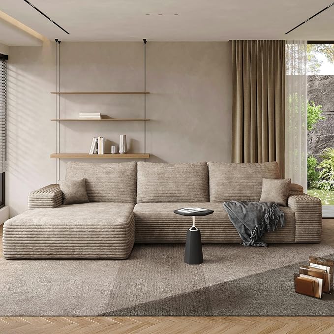 108" Sectional Couches for Living Room Cloud Couch Sofa - Image 6