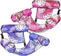 SLOOSH Inflatable Pool Floats Adult, 2 Packs Floating Lounge Chairs, Blow up by Sloosh