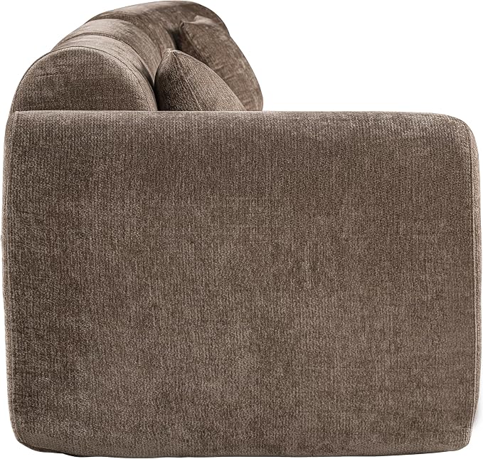 Merax 3-Piece 140" Curved Sectional Sofa Set, 4 Seat L-Shaped Modular Modern - Image 9