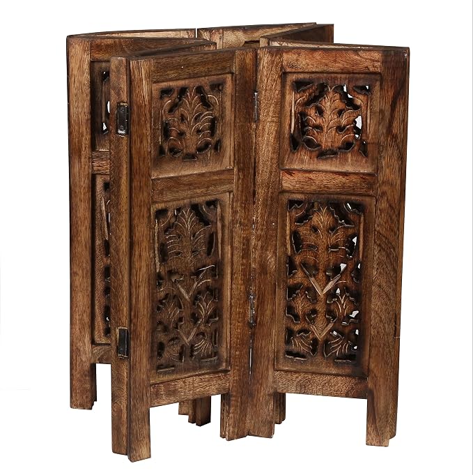 Lightnpro Handcrafted Wooden Round Accent Table - Image 6