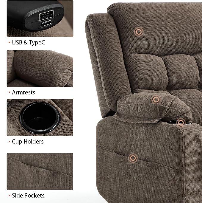 Power Lift Chair Recliners for Elderly - Image 6