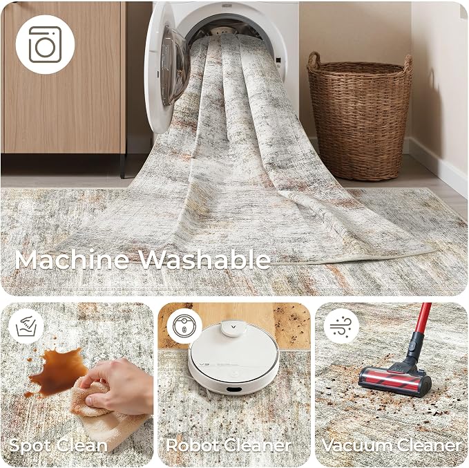 2x3 Washable Rug Runner for Bathroom, Soft Entryway Rug for Laundry Room - Image 8