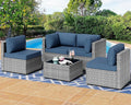 Shintenchi 5 Pieces Outdoor Patio Furniture Sets, Patio Sectional Sofa Couch by Shintenchi%7CFurnitureMadeforRealLife