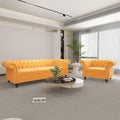QHITTY 2 Piece Living Room Set, Sectional Chesterfield Sofa Chair Contemporary by QHITTYFurnitureLife