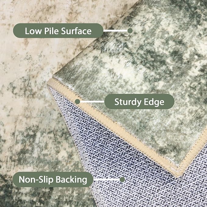 BEIMO Area Rugs 10x12 for Living Room Bedroom, Modern Abstract Machine Washable - Image 8