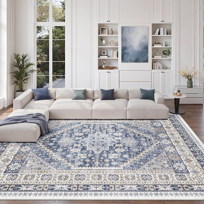 zesthome 10x12 Area Rugs, Stain Resistant Washable Rug, Ultra-Thin Rugs - Image 4