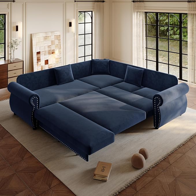 88.2" Sectional Sleeper Sofa - Image 2