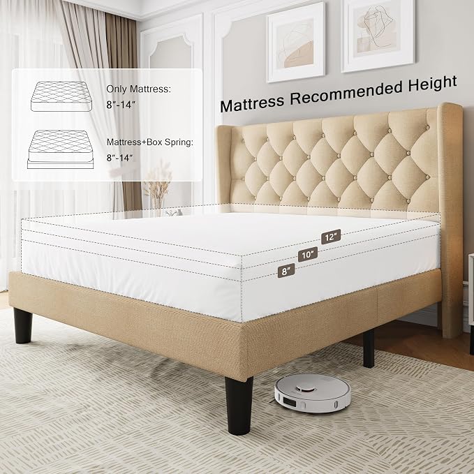 Einhomn Full Size Platform Bed Frame - Image 5
