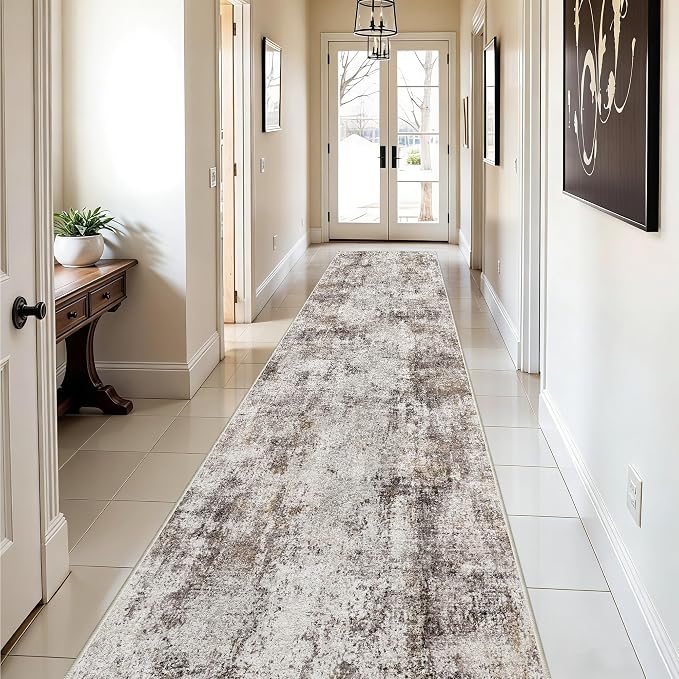 3x10 Washable Runner Rug for Hallway: Non Slip Runners Rugs Easy-to-Clean - Image 3