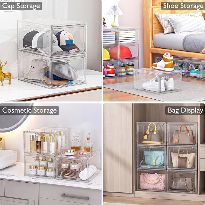 7 code Shoe Organizer, Collapsible Closet Storage Rack - Image 6