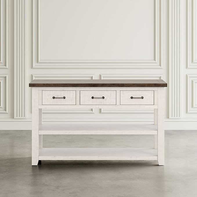 Jofran Madison County Pine Farmhouse Console Table 50", Sofa Table - Image 8
