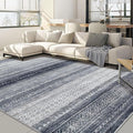 Nakagishi Area Rug 6x9 Living Room: Washable Boho Large Neutral Soft Modern by NakagishiAreaRug