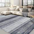 Nakagishi Area Rug Living Room Rugs: 7x10 Machine Washable Boho Large Neutral by NakagishiAreaRug