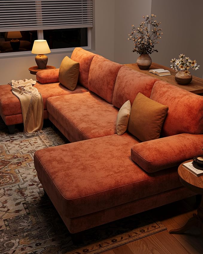 U-Shaped Sectional Couches for Living Room | 112 Inch Modern Sectional Couch | - Image 4