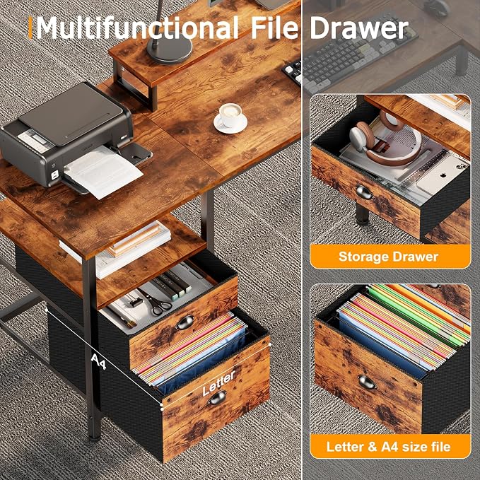 Furologee 66” L Shaped Desk - Image 6
