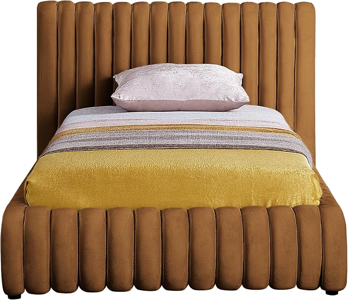 Meridian Furniture NicoSaddle-T Nico Collection Modern | Contemporary Velvet - Image 4