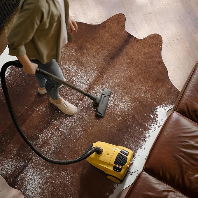 AROGAN 6×7.2 Feet Western Decor Faux Fur Cowhide Rug, Feet Premium Animal Skin - Image 6