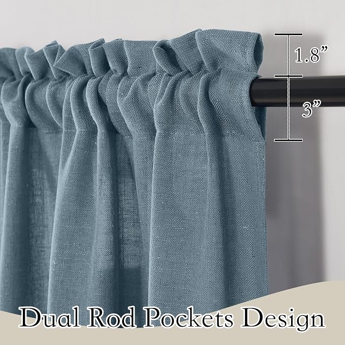 RYB HOME Kitchen Window Curtains Valances - Image 2