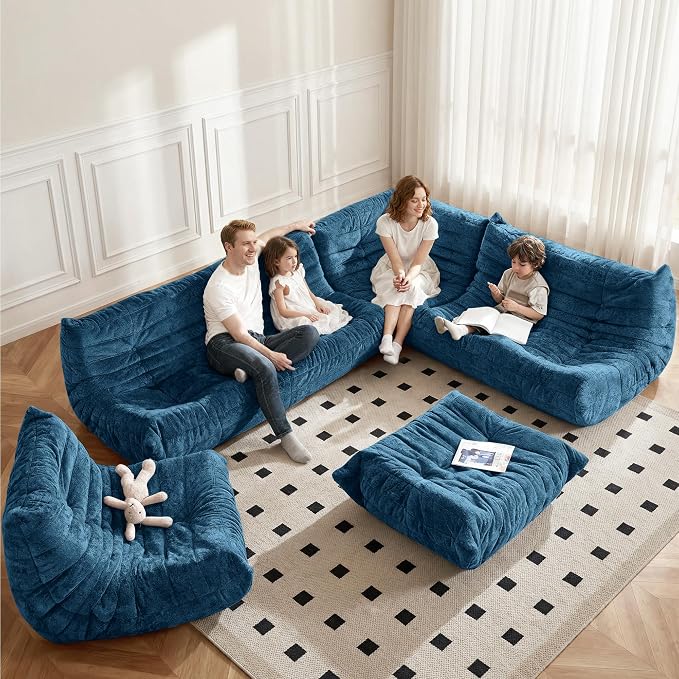 Bean Bag Chair, Memory Foam Bean Bag Chairs - Image 2