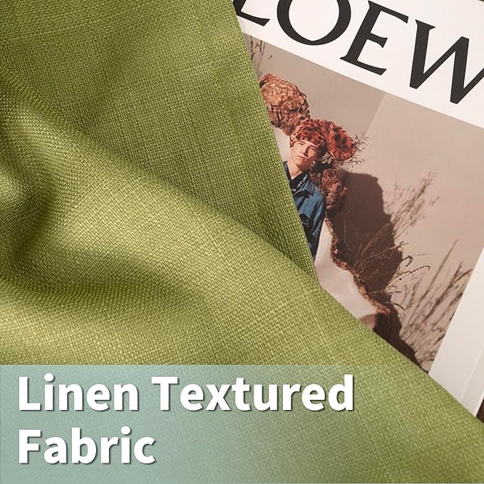 LAMIT 60 Inch Wide Linen Curtains - Image 2