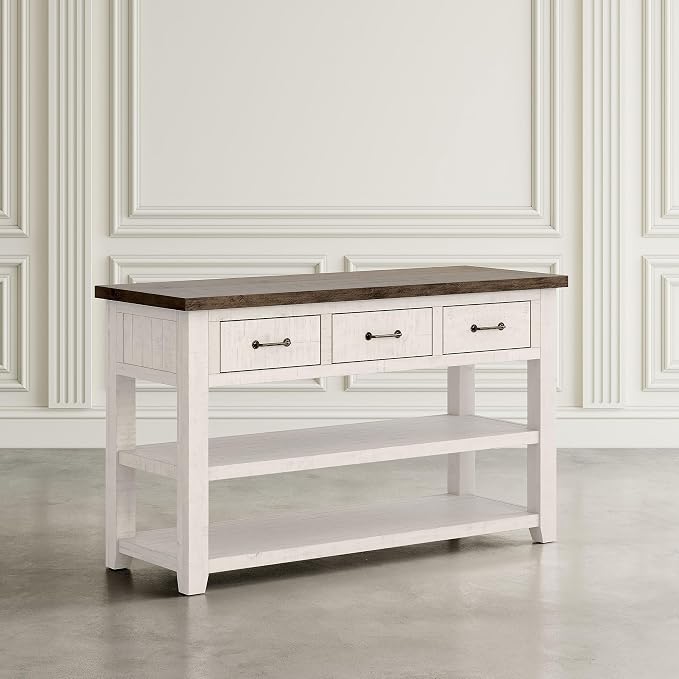 Jofran Madison County Pine Farmhouse Console Table 50", Sofa Table - Image 9