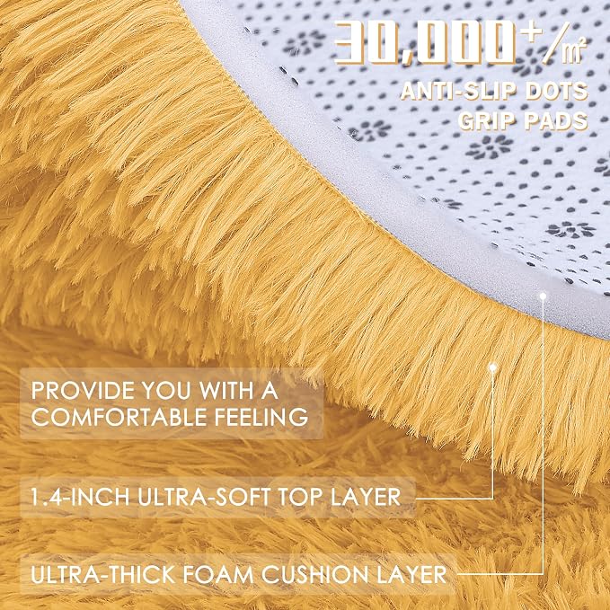 OLANLY 8x10 Machine Washable Large Area Rugs - Image 8