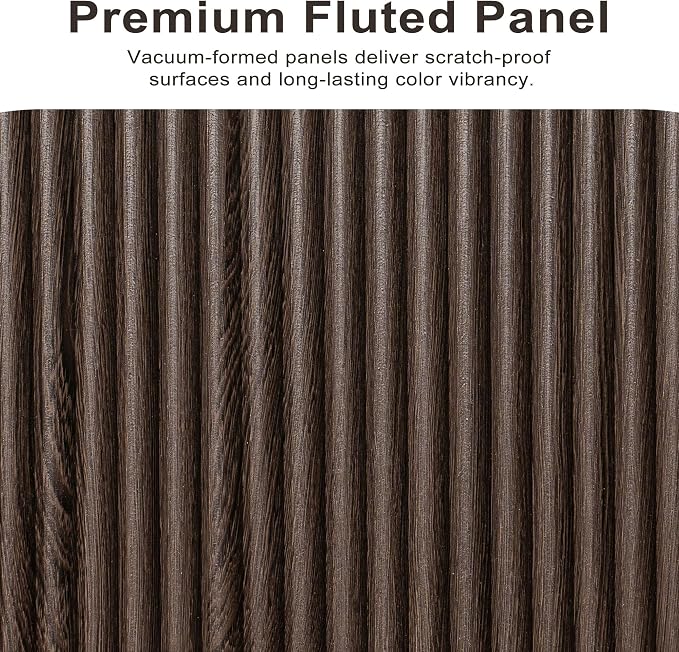 2-Piece Fluted Living Room Set Includes 31.5" Fluted Lift Top Coffee Table - Image 9