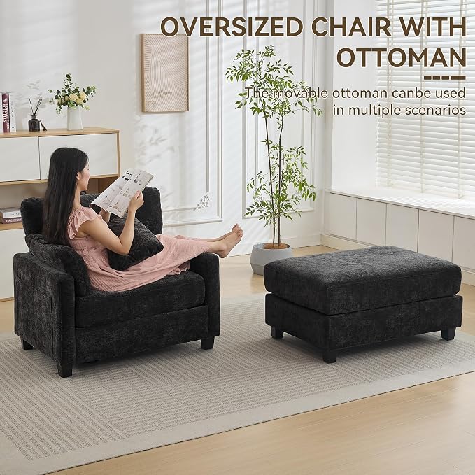 WUTUTUEE 57.5" Oversized Chaise Lounge - Image 7
