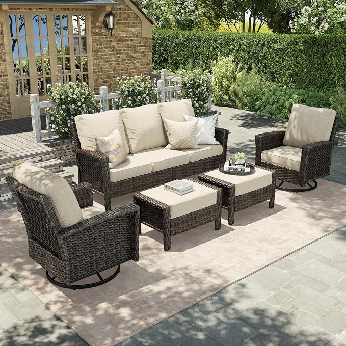 HERA'S HOUSE Patio Furniture Set by HERASHOUSE