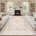 zesthome 8x10 Area Rugs for Living Room, Non-Slip Backing Washable Rugs by Zesthome