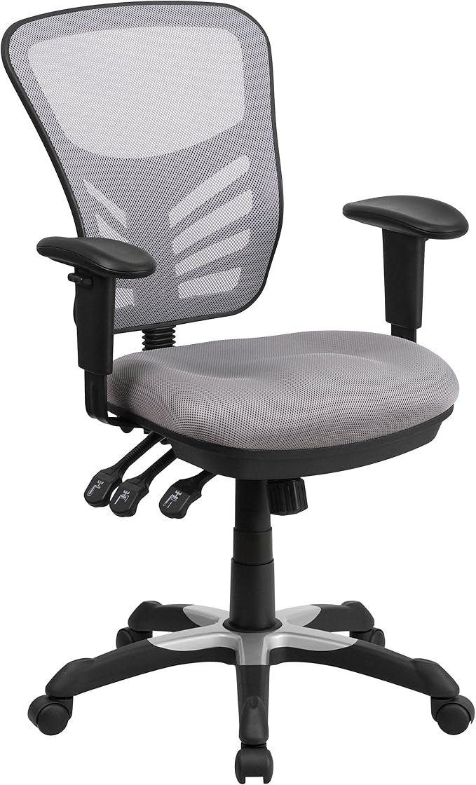 Flash Furniture Nicholas Mid-Back Swivel Office and Gaming Chair, Ergonomic by FlashFurniture