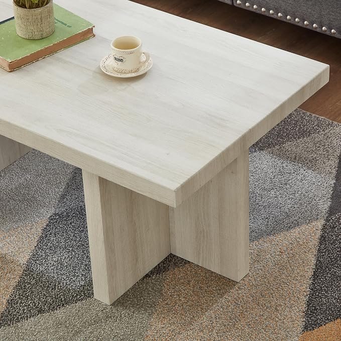 Roundhill Furniture Mchome 3-Piece Coffee Table Set, Coffee Table and Two End - Image 9