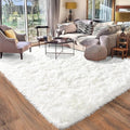 Rugs for Living Room 10x14, Soft Shaggy Modern Shag Area Rug for Bedroom by Quntue