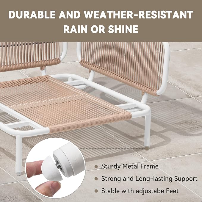 Crestlive Products Outdoor Patio Furniture Set, 6 Seater Modular Oversized - Image 3