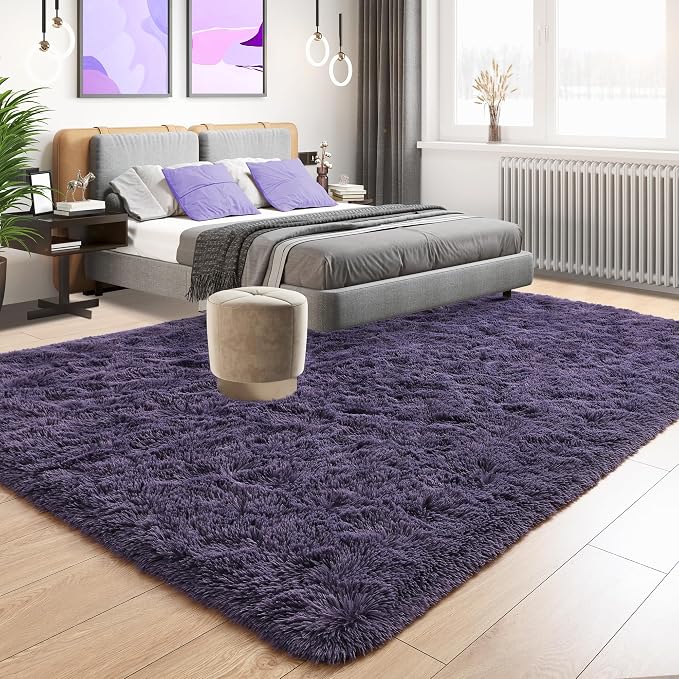 Tepook Super Soft Fluffy Rug for Bedroom, Modern Shaggy Fuzzy Kids Rugs for - Image 3