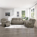 Lexicon Recliner Living Room Set, Home Theater Seating, Manual Polished by Lexicon