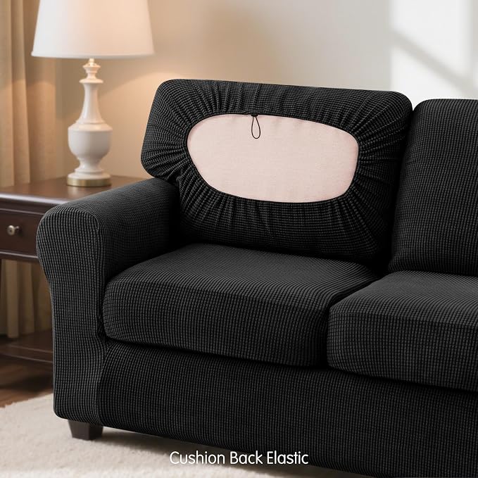SUBRTEX 5 Pieces Stretch Sofa Slipcover Sets Couch Cover Sets Backrest Cushion - Image 7