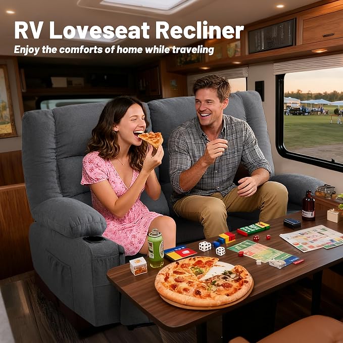 Loveseat Recliner Sofa, Big Large Reclining Sofa - Image 5