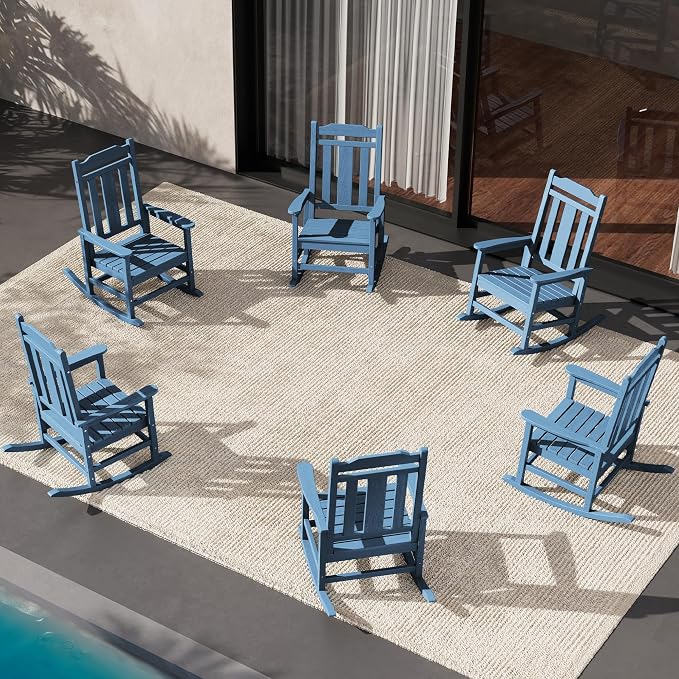 SERWALL HDPE Outdoor Rocking Chair by SERWALL