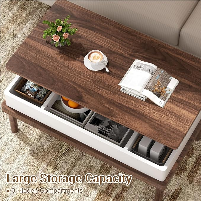 Shintenchi Coffee Table, Lift Top Coffee Table - Image 5