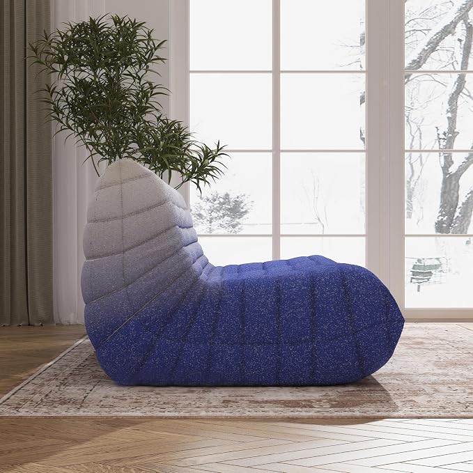 YVDNHP Big Bean Bag Chairs for Adults, 3 Seater Large Bean Bag Sofa, Fireside - Image 7