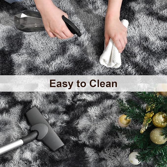 TWINNIS Super Soft Shaggy Rugs Fluffy Carpets 5x7 Feet, Indoor Modern Plush - Image 6