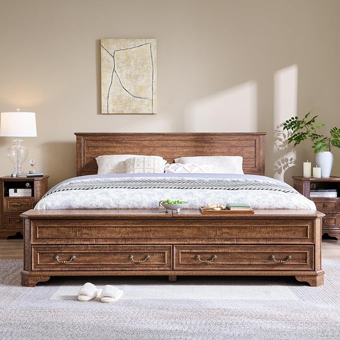 T4TREAM Farmhouse King Bed - Image 3